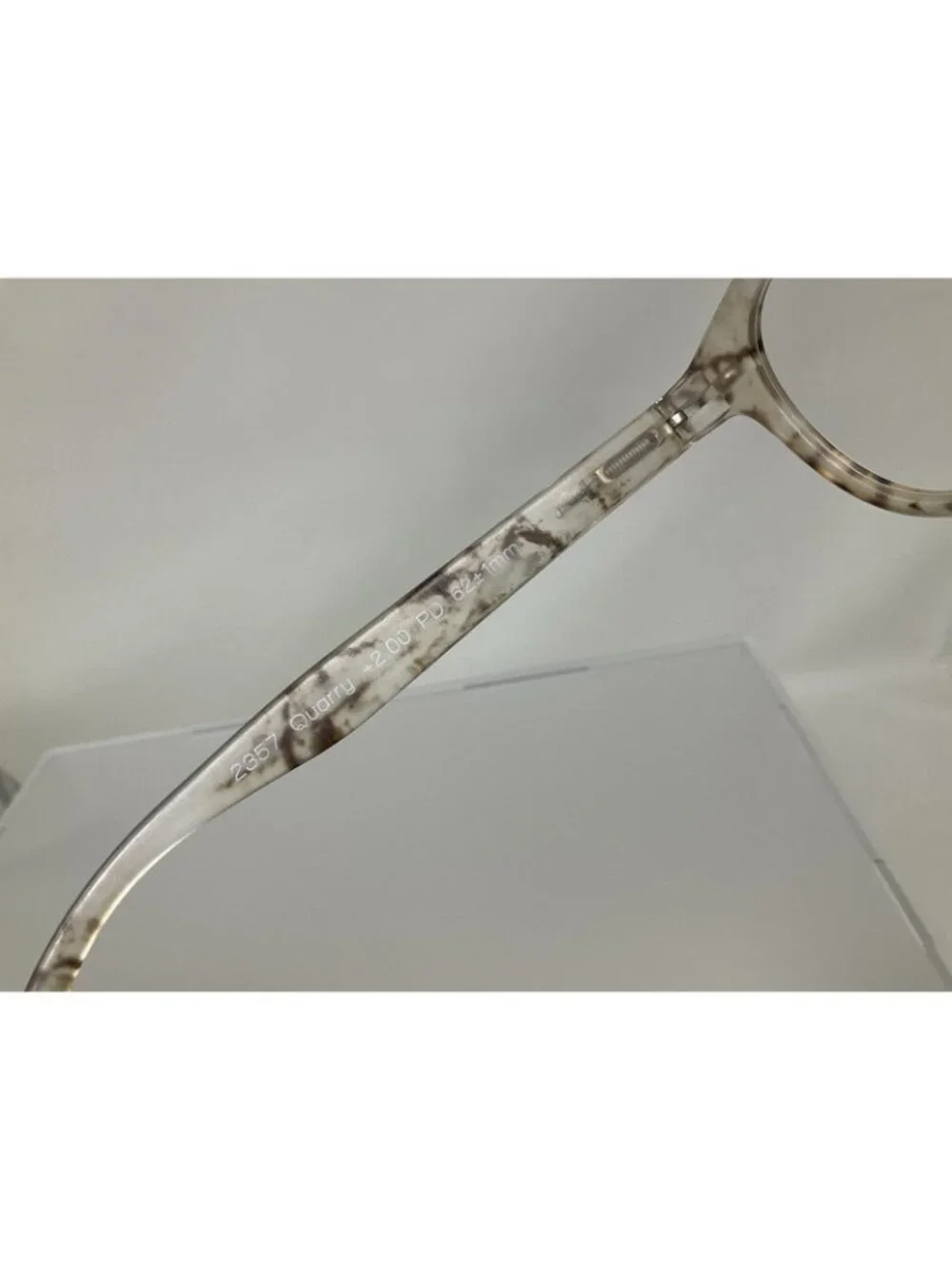 Peepers Quarry +2.00 2357 Reading Glasses Full Rim Marble